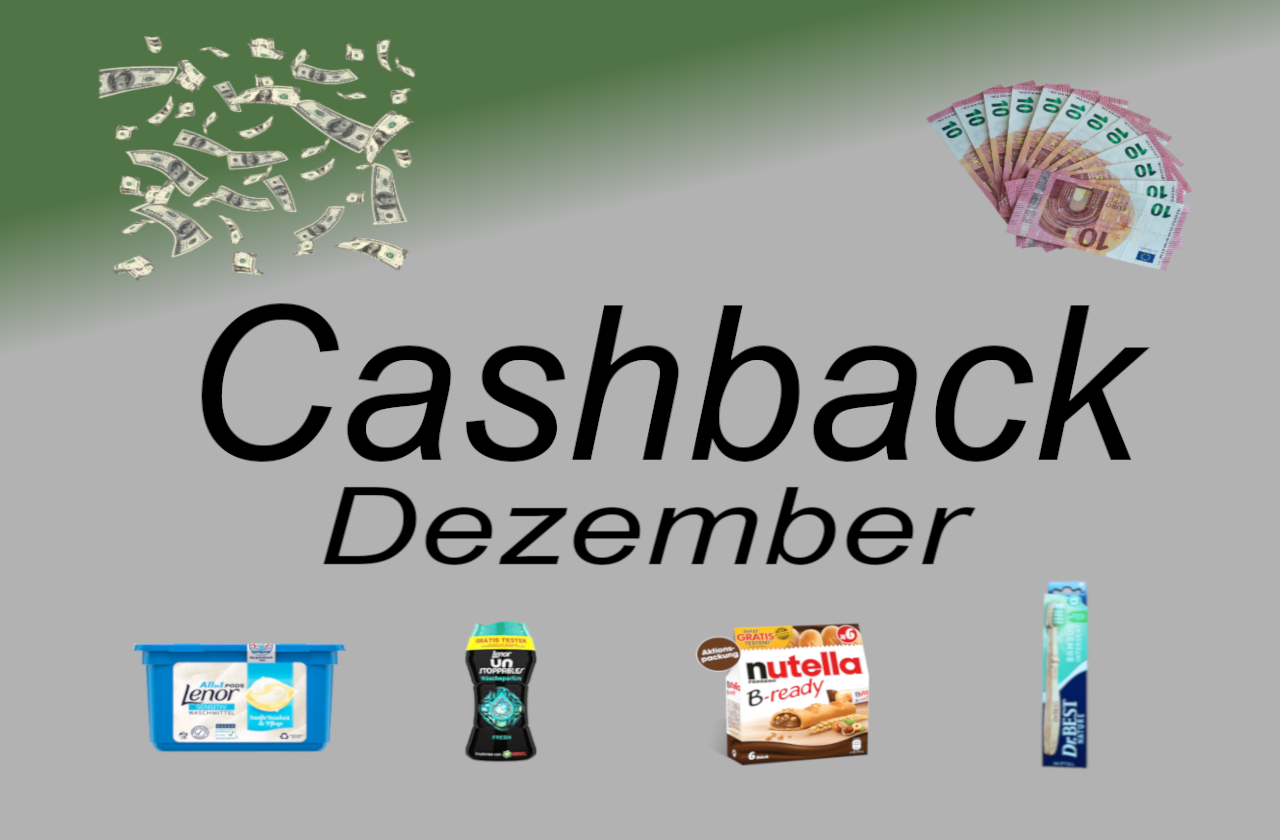 Mehr über den Artikel erfahren Cashback-Produkte im Dezember